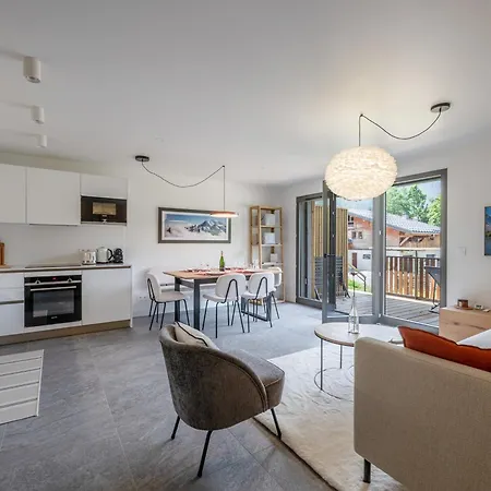 Moderne Avec Terrasse, Vue Sur Mont Blanc - Fr-1-343-265 * Шамони